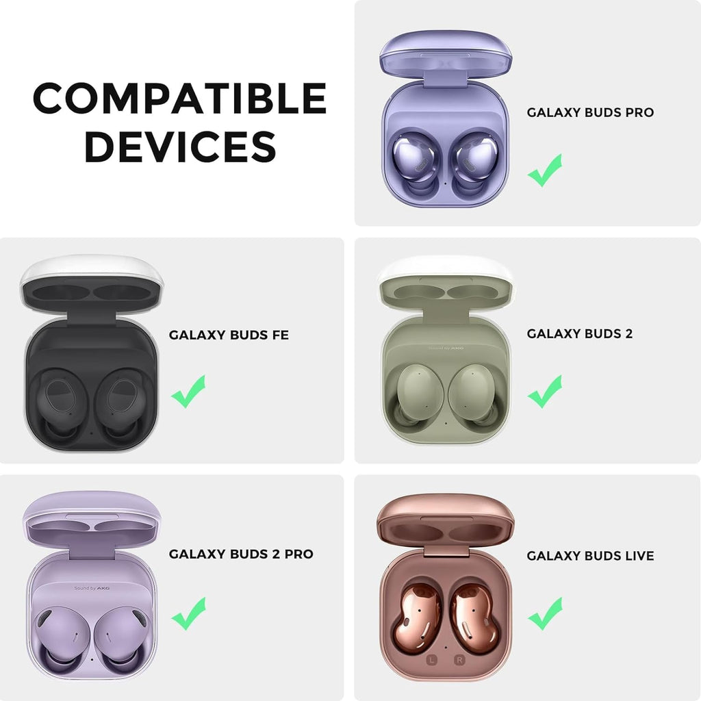 Transparent Case for Samsung Galaxy Buds FE Case/Buds 2 Pro Case