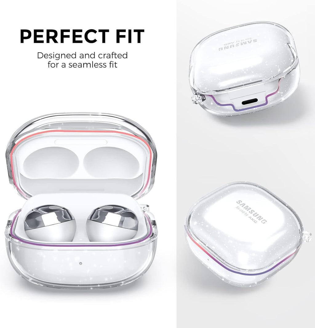 Transparent Case for Samsung Galaxy Buds FE Case/Buds 2 Pro Case