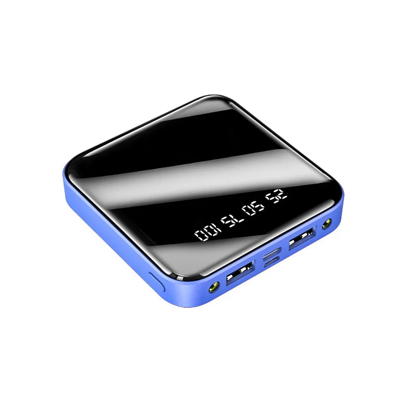 Mini Power Bank 20000 Mah Portable Mirror Digital Display Power Bank