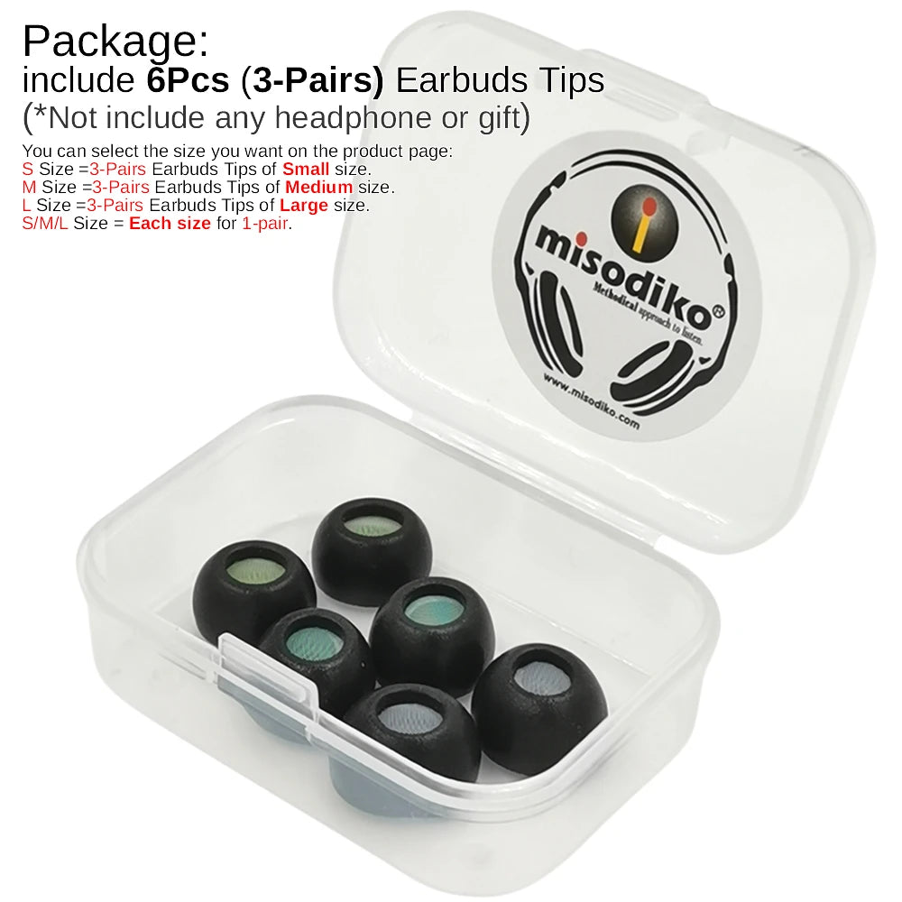 Upgraded Oval Memory Foam Eartips Replacement for Samsung Galaxy Buds Pro True Wireless Earbuds Ear Tips (3Pairs)