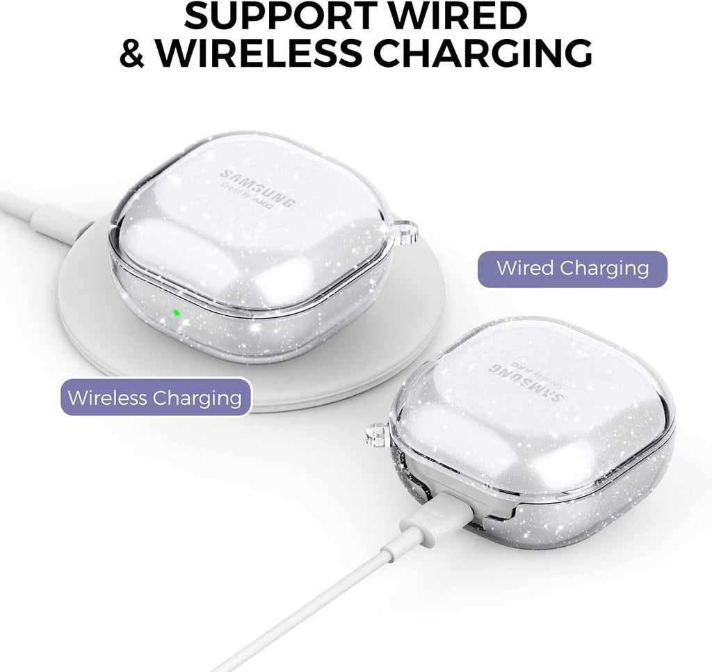 Transparent Case for Samsung Galaxy Buds FE Case/Buds 2 Pro Case