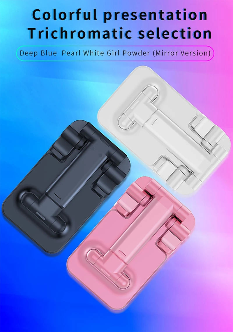 2021 Metal Desktop Tablet Holder Table Cell Foldable Extend Support Desk Mobile Phone Holder Stand for Iphone Ipad Adjustable